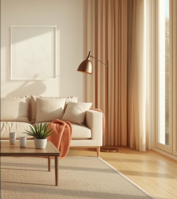A living room after a regular house cleaning
